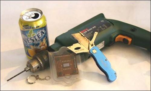 DIY！AMD处理器做的钥匙链你有吗？、